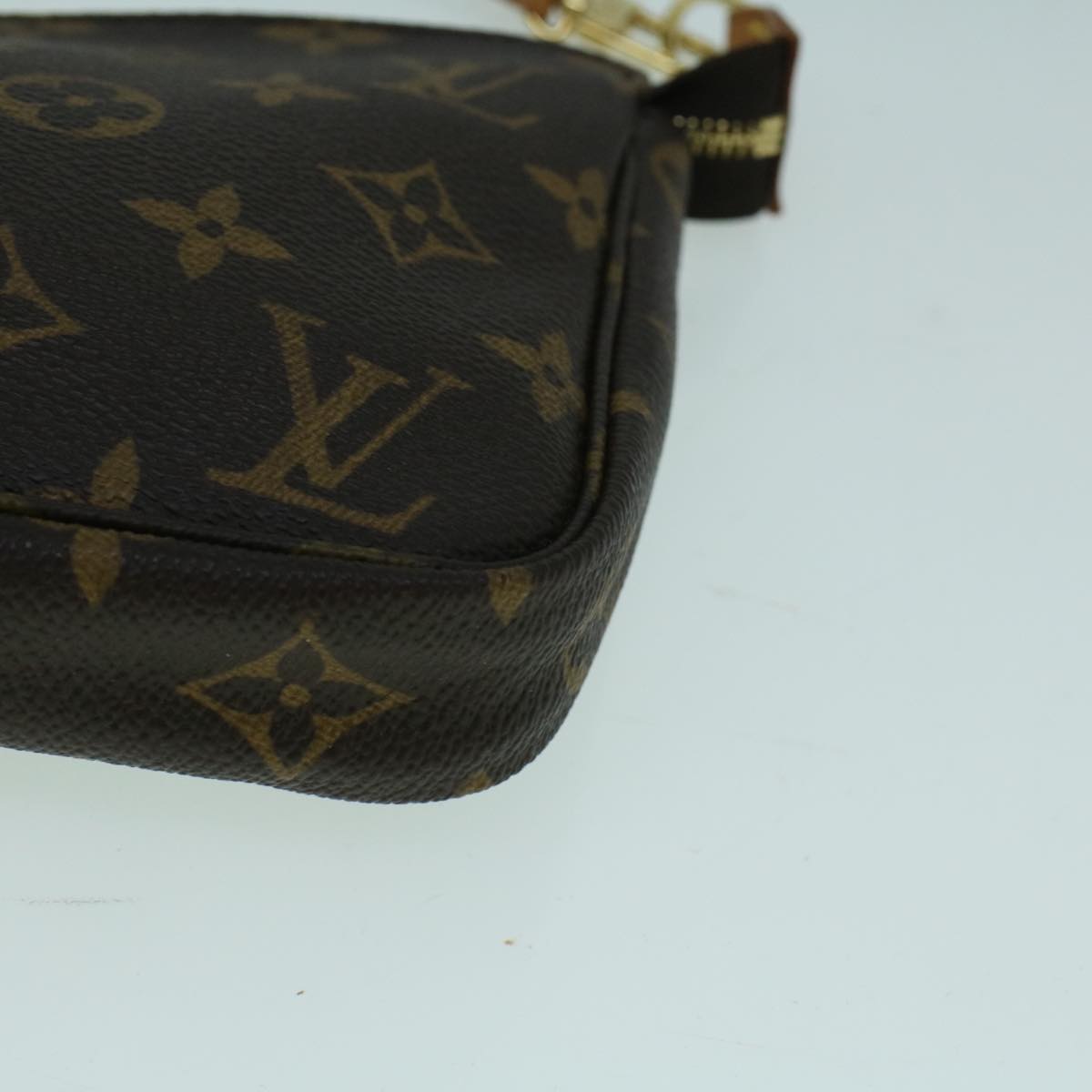 LOUIS VUITTON Monogram Pochette Accessoires Pouch M51980 LV Auth 57447