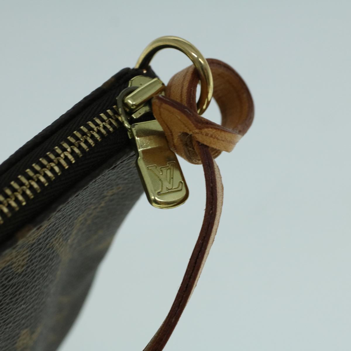 LOUIS VUITTON Monogram Pochette Accessoires Pouch M51980 LV Auth 57447