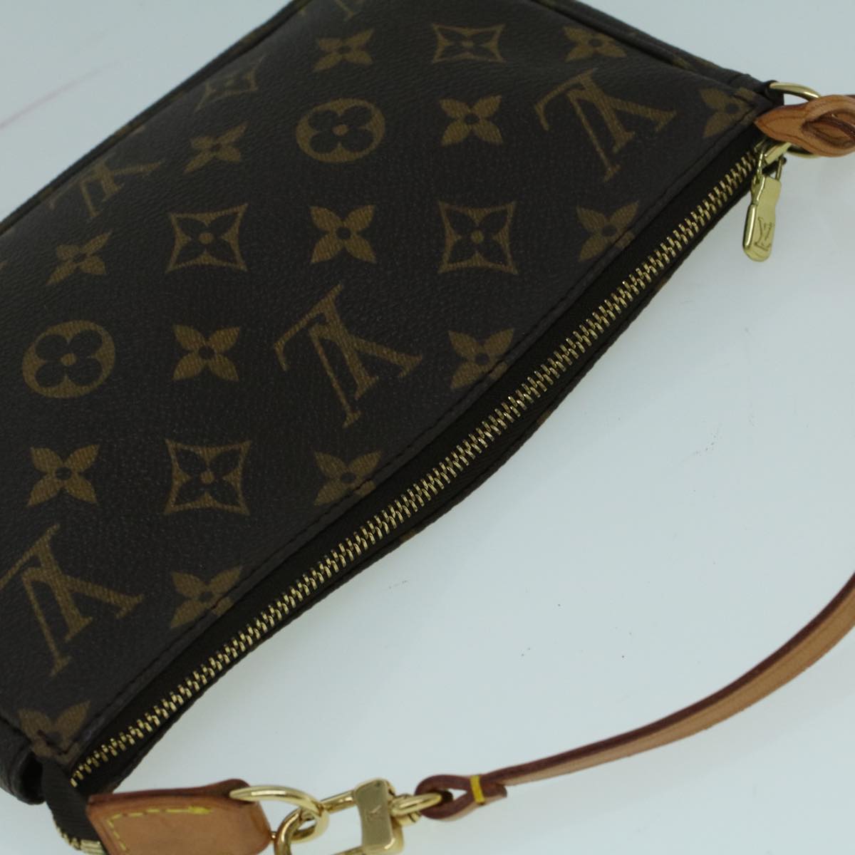 LOUIS VUITTON Monogram Pochette Accessoires Pouch M51980 LV Auth 57447