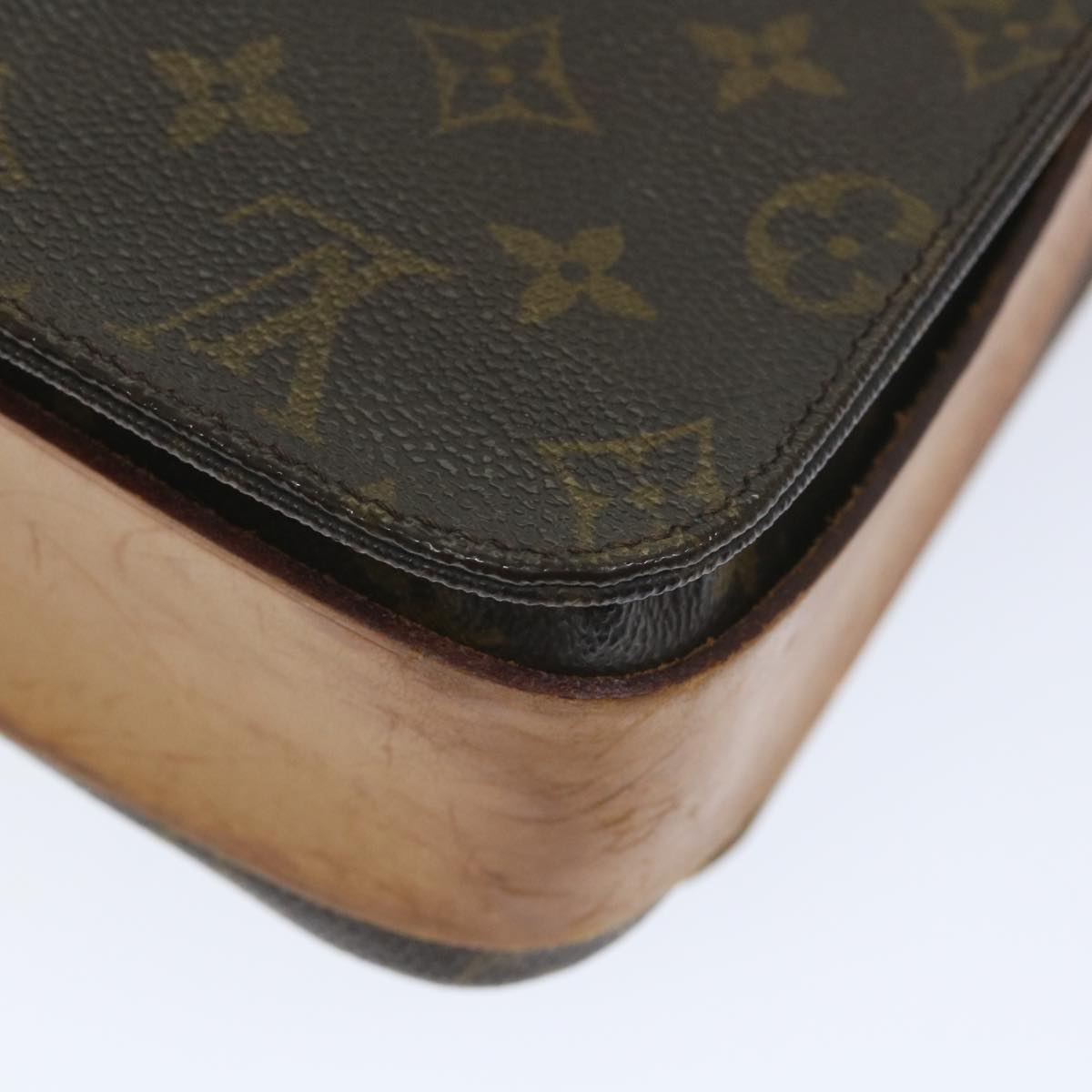 LOUIS VUITTON Monogram Cartouchiere GM Shoulder Bag M51252 LV Auth 57452