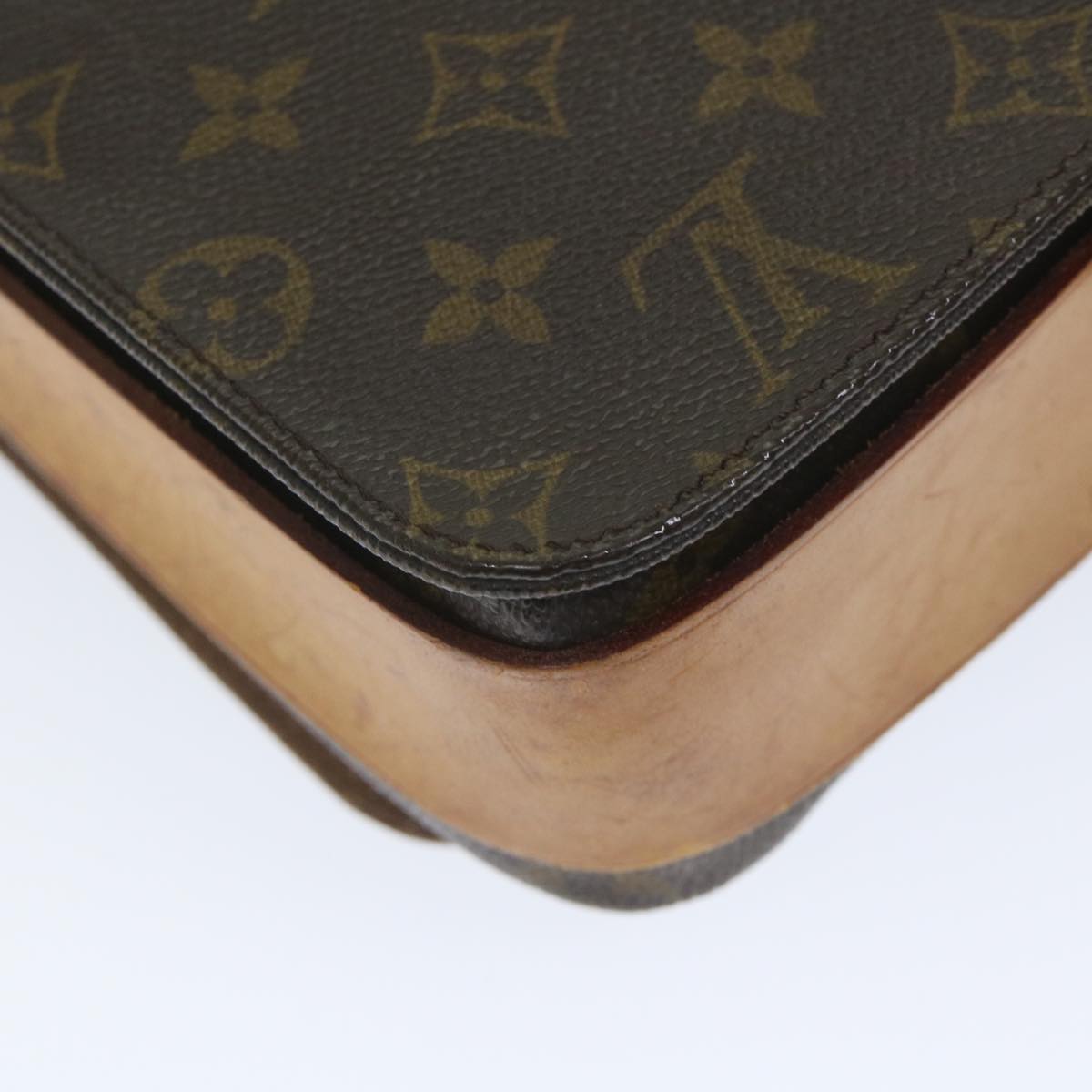 LOUIS VUITTON Monogram Cartouchiere GM Shoulder Bag M51252 LV Auth 57452