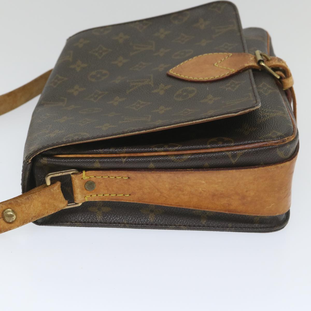 LOUIS VUITTON Monogram Cartouchiere GM Shoulder Bag M51252 LV Auth 57452