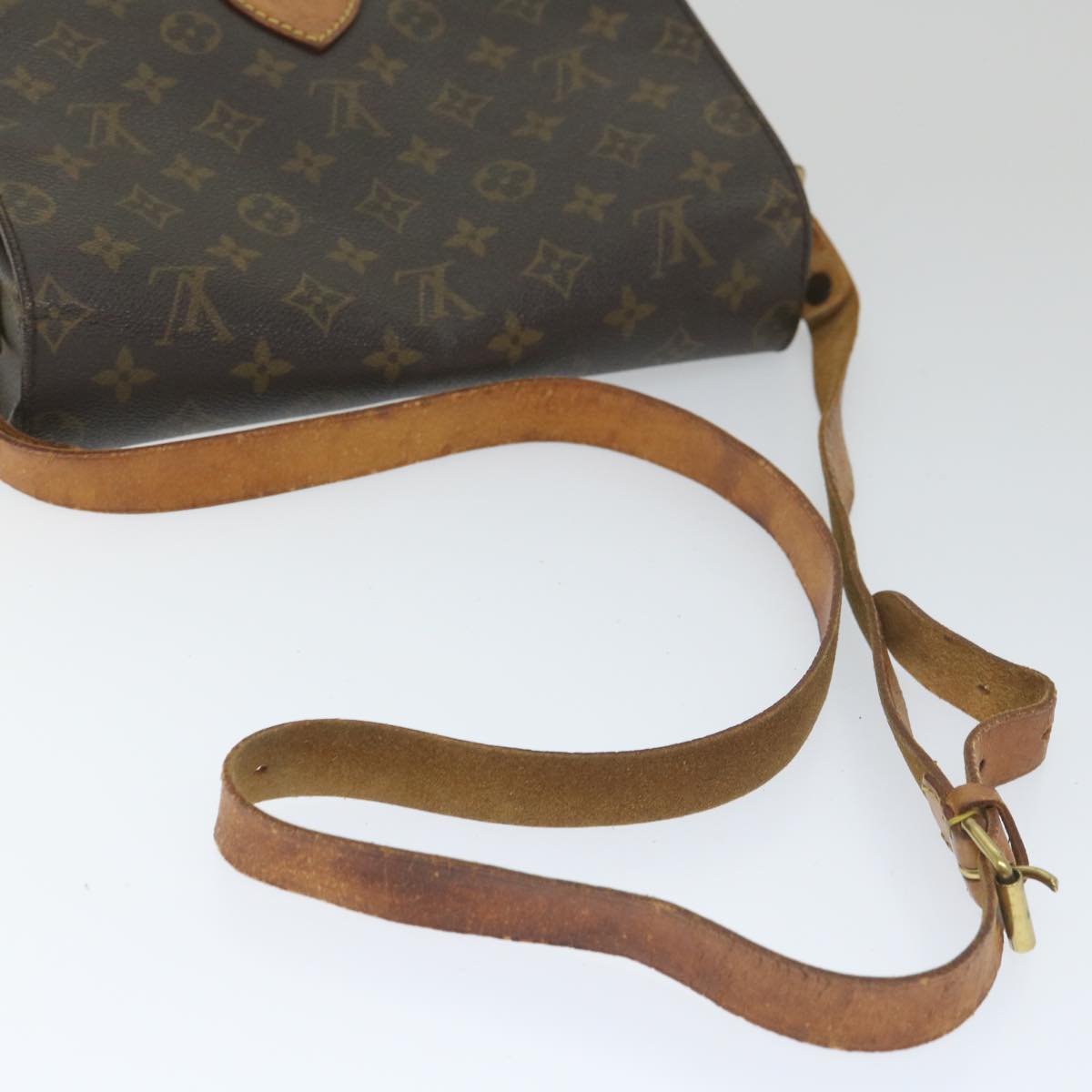 LOUIS VUITTON Monogram Cartouchiere GM Shoulder Bag M51252 LV Auth 57452