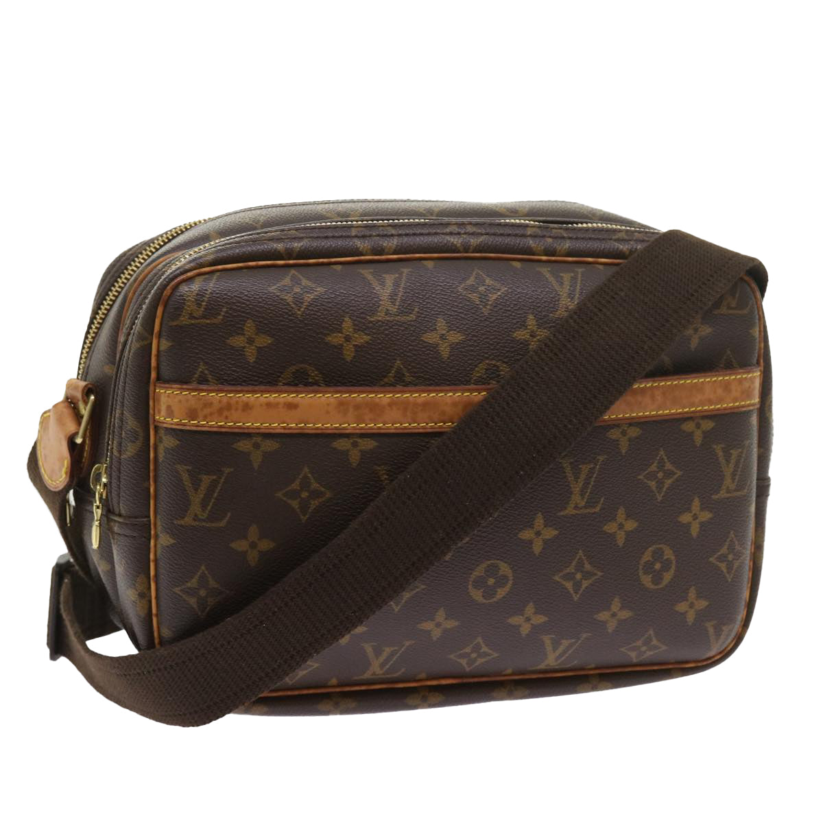 LOUIS VUITTON Monogram Reporter PM Shoulder Bag M45254 LV Auth 57460