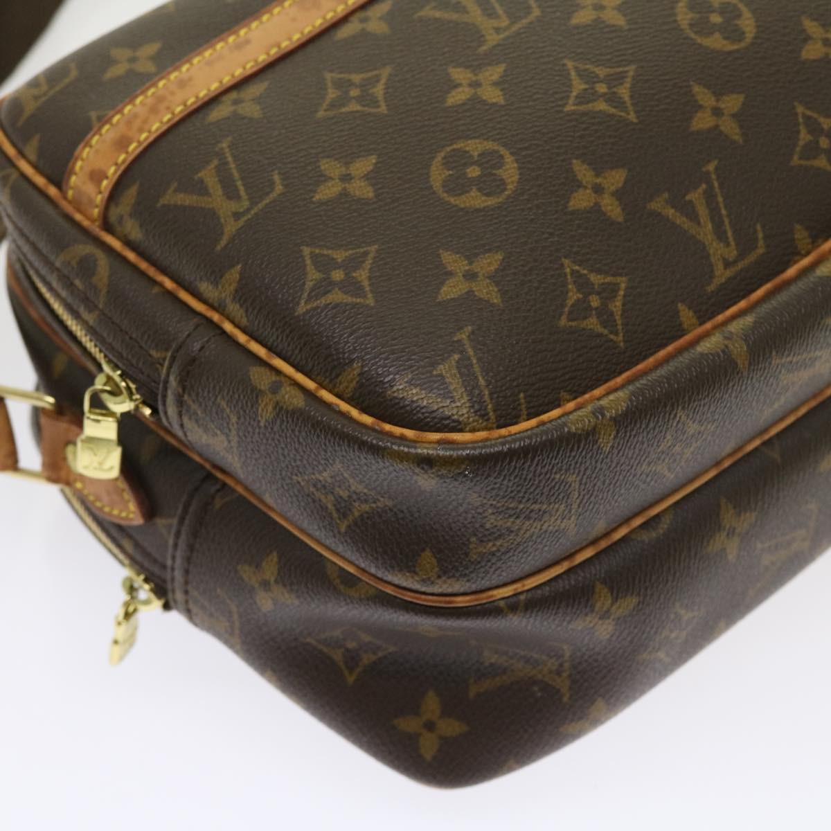 LOUIS VUITTON Monogram Reporter PM Shoulder Bag M45254 LV Auth 57460