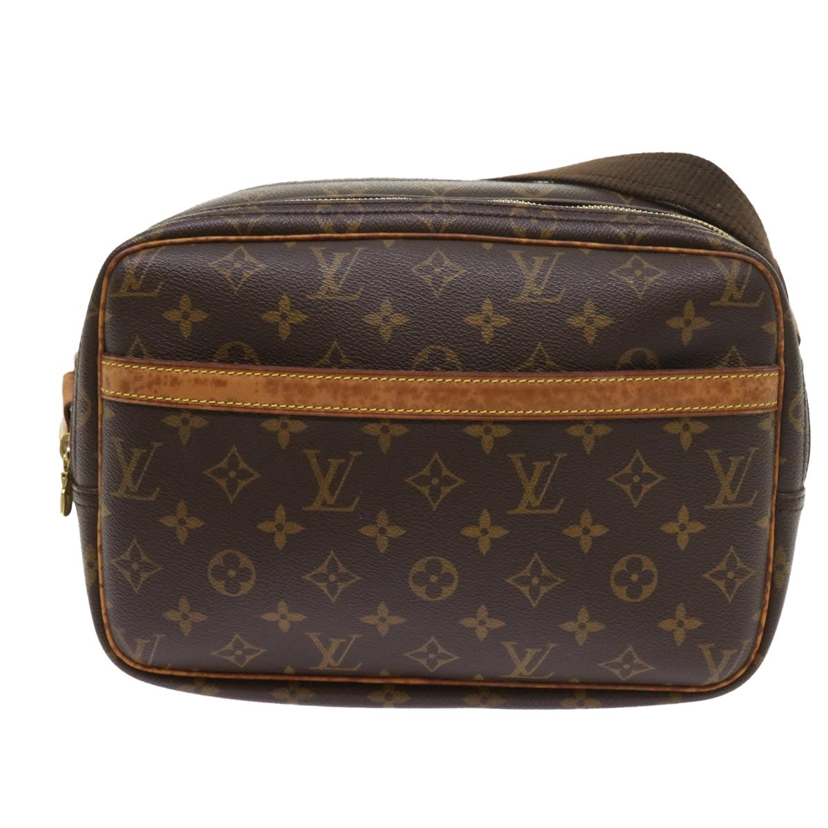 LOUIS VUITTON Monogram Reporter PM Shoulder Bag M45254 LV Auth 57460