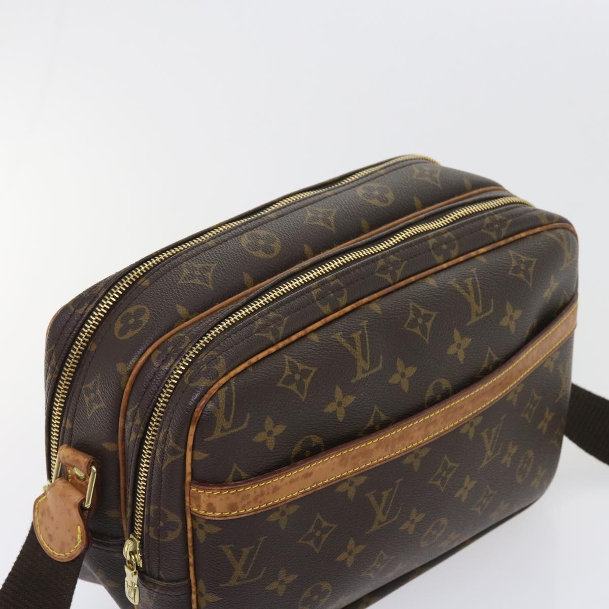 LOUIS VUITTON Monogram Reporter PM Shoulder Bag M45254 LV Auth 57460