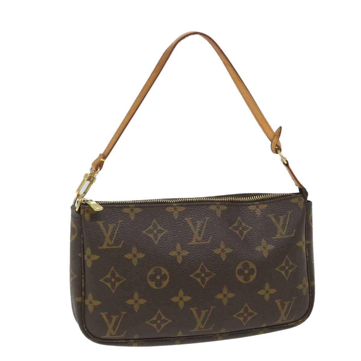 LOUIS VUITTON Monogram Pochette Accessoires Pouch M51980 LV Auth 57461