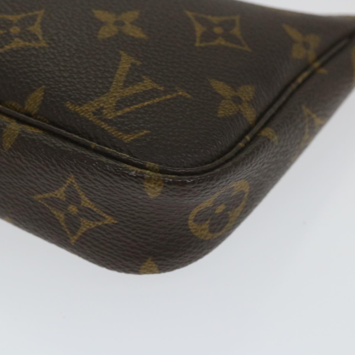 LOUIS VUITTON Monogram Pochette Accessoires Pouch M51980 LV Auth 57461