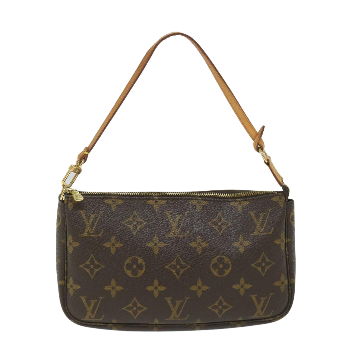 LOUIS VUITTON Monogram Pochette Accessoires Pouch M51980 LV Auth 57461