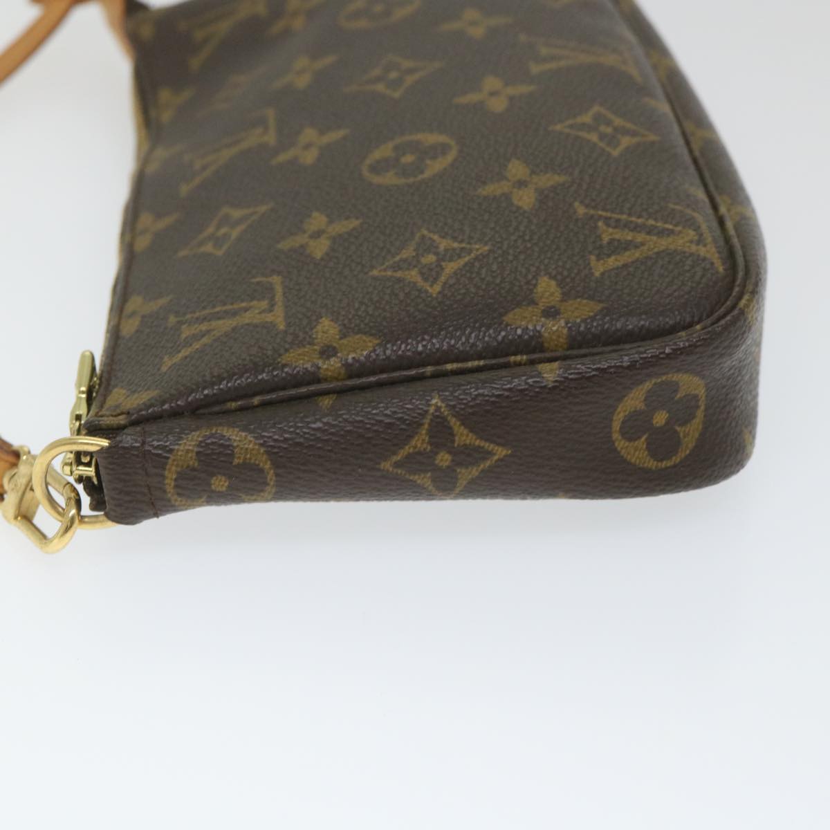 LOUIS VUITTON Monogram Pochette Accessoires Pouch M51980 LV Auth 57461