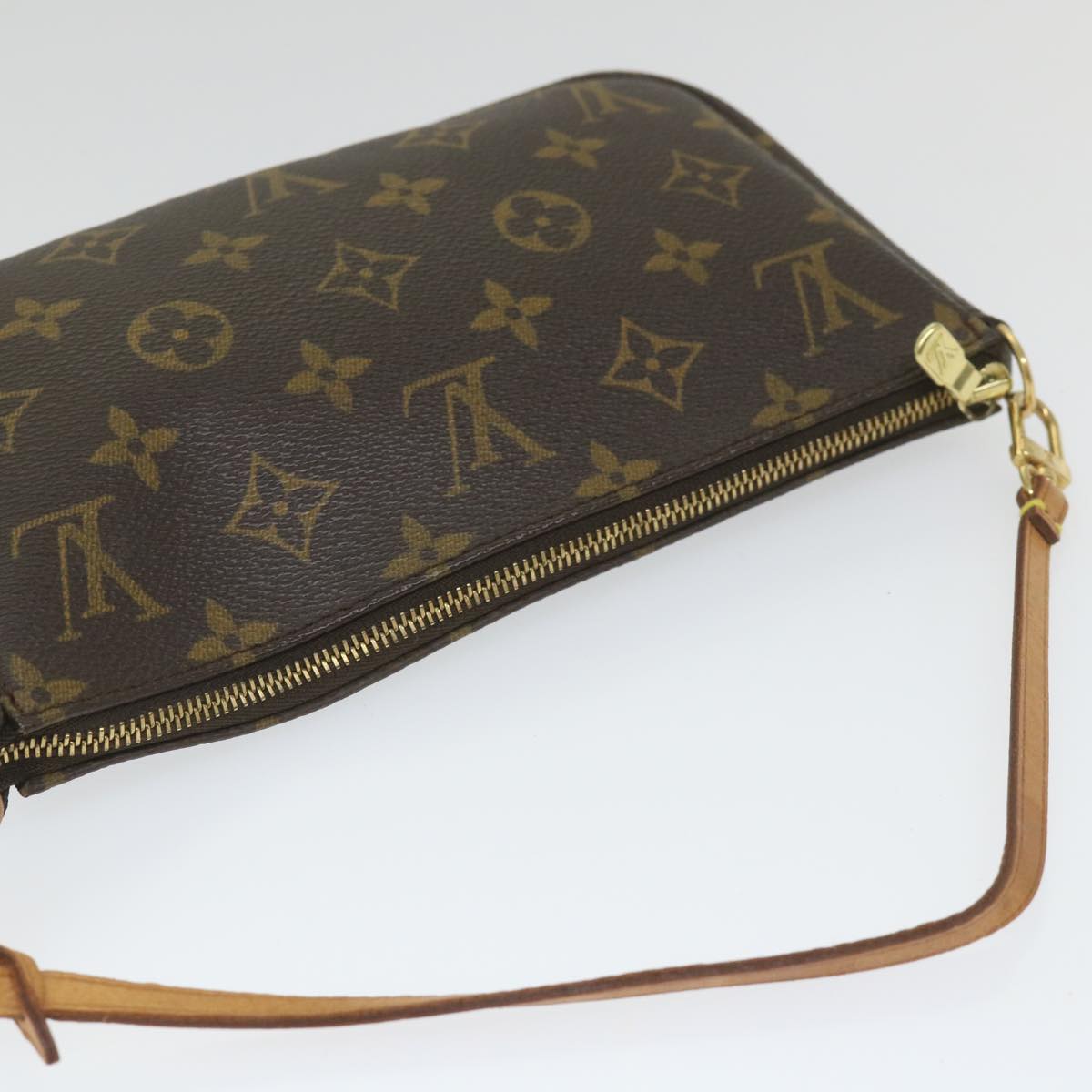 LOUIS VUITTON Monogram Pochette Accessoires Pouch M51980 LV Auth 57461