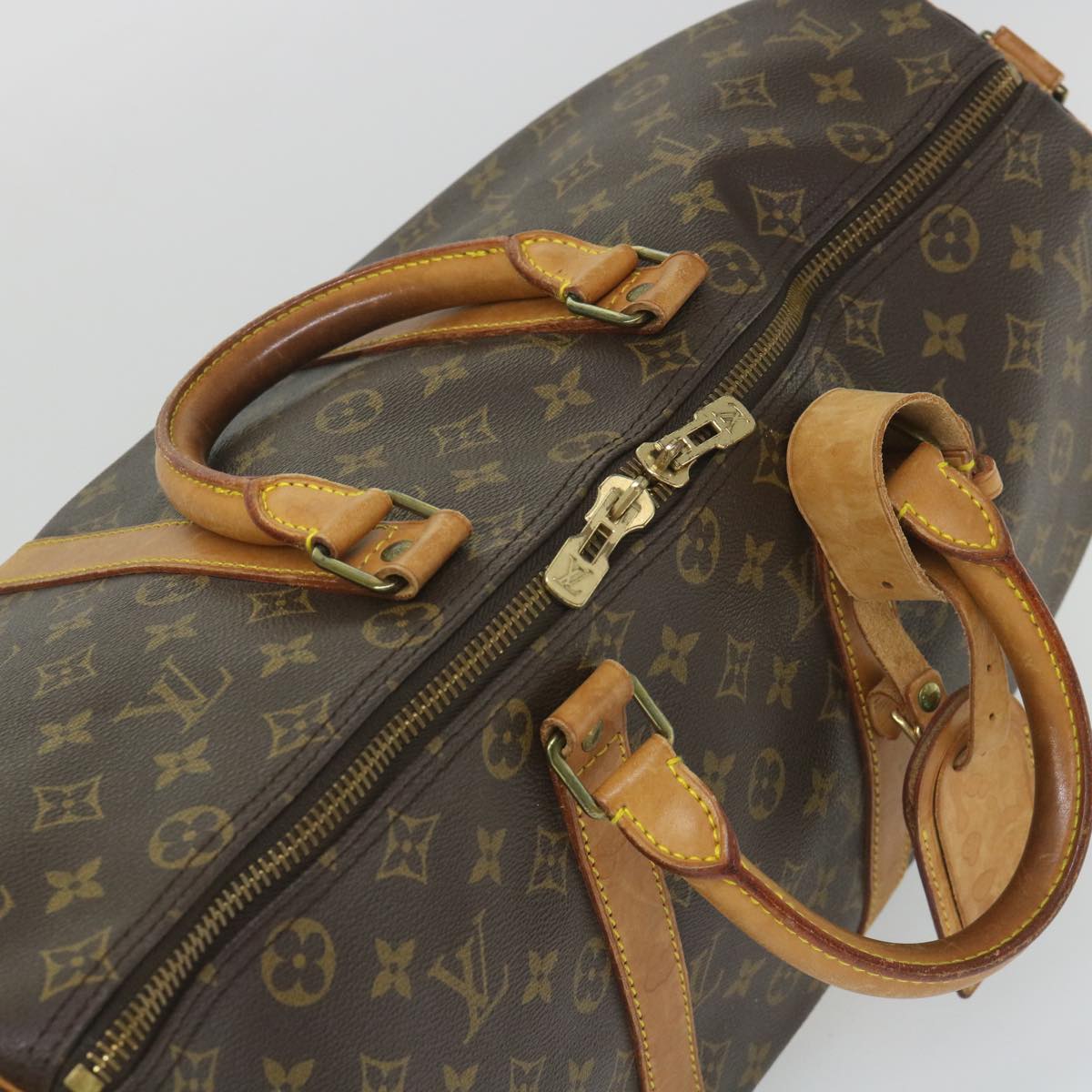 LOUIS VUITTON Monogram Keepall Bandouliere 45 Boston Bag M41418 LV Auth 57474