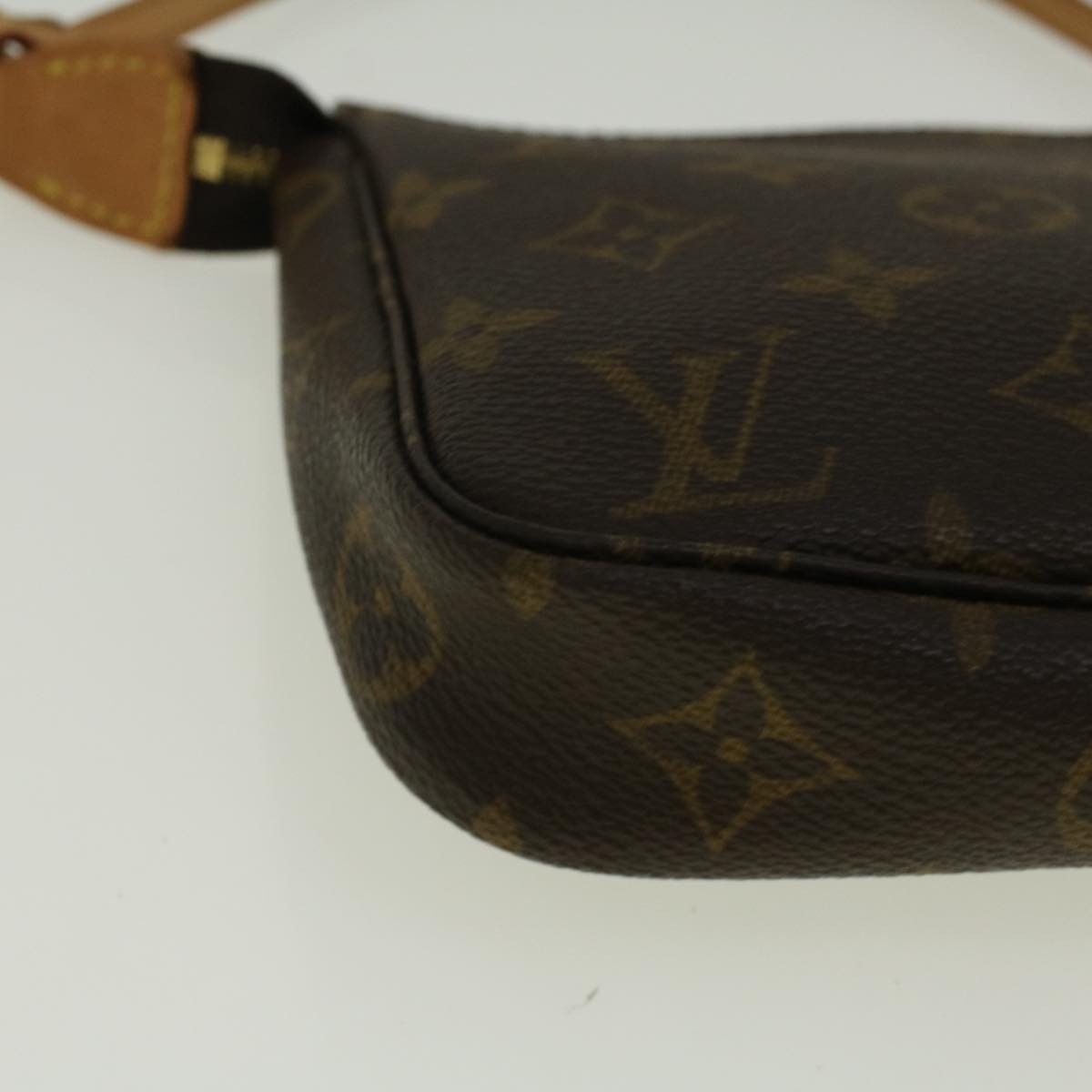 LOUIS VUITTON Monogram Pochette Accessoires Pouch M51980 LV Auth 57554