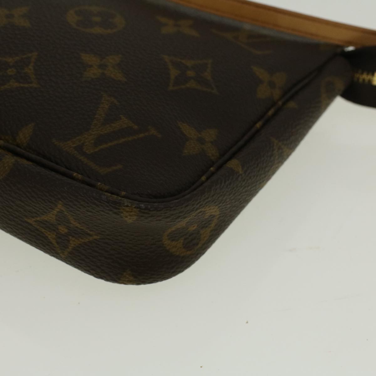 LOUIS VUITTON Monogram Pochette Accessoires Pouch M51980 LV Auth 57554