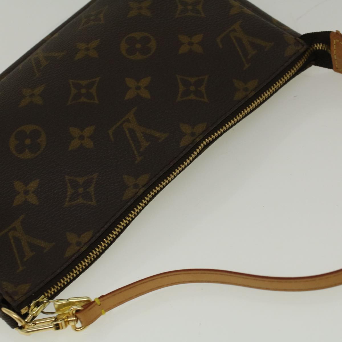 LOUIS VUITTON Monogram Pochette Accessoires Pouch M51980 LV Auth 57554