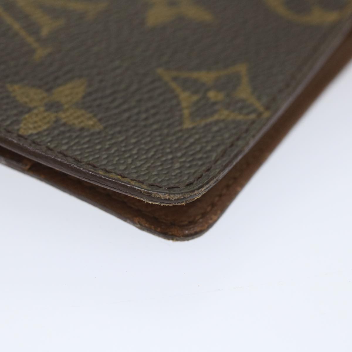 LOUIS VUITTON Monogram Agenda MM Day Planner Cover R20105 LV Auth 57560