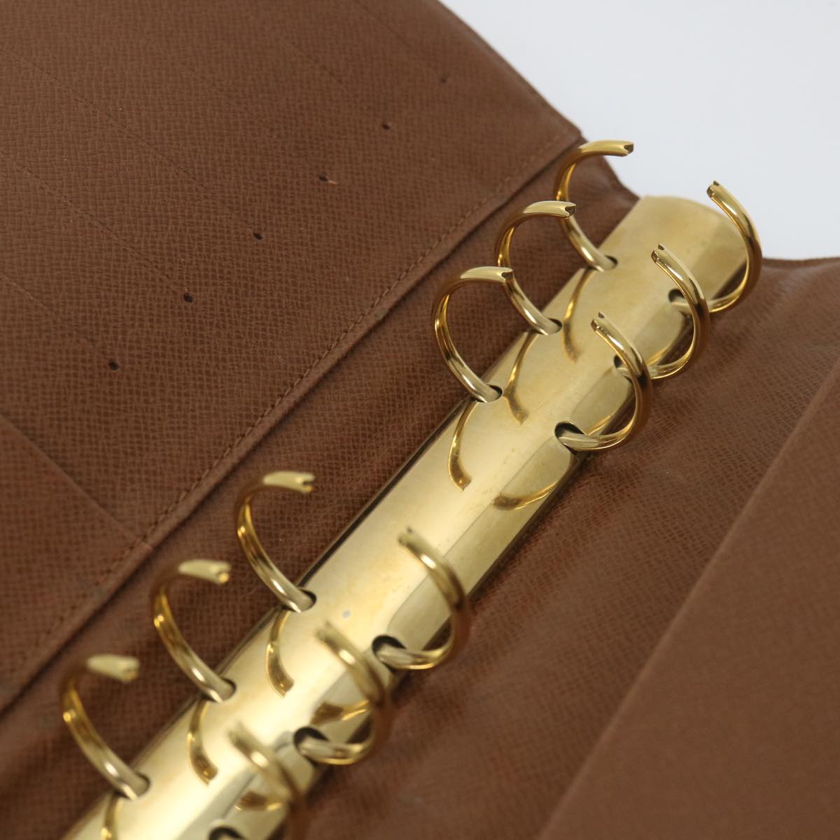 LOUIS VUITTON Monogram Agenda MM Day Planner Cover R20105 LV Auth 57560