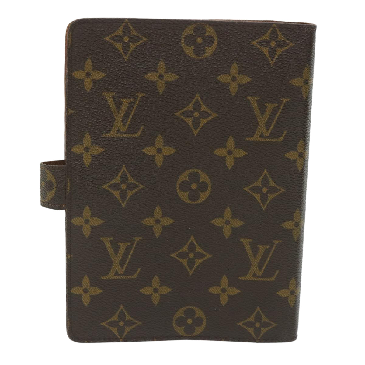 LOUIS VUITTON Monogram Agenda MM Day Planner Cover R20105 LV Auth 57560