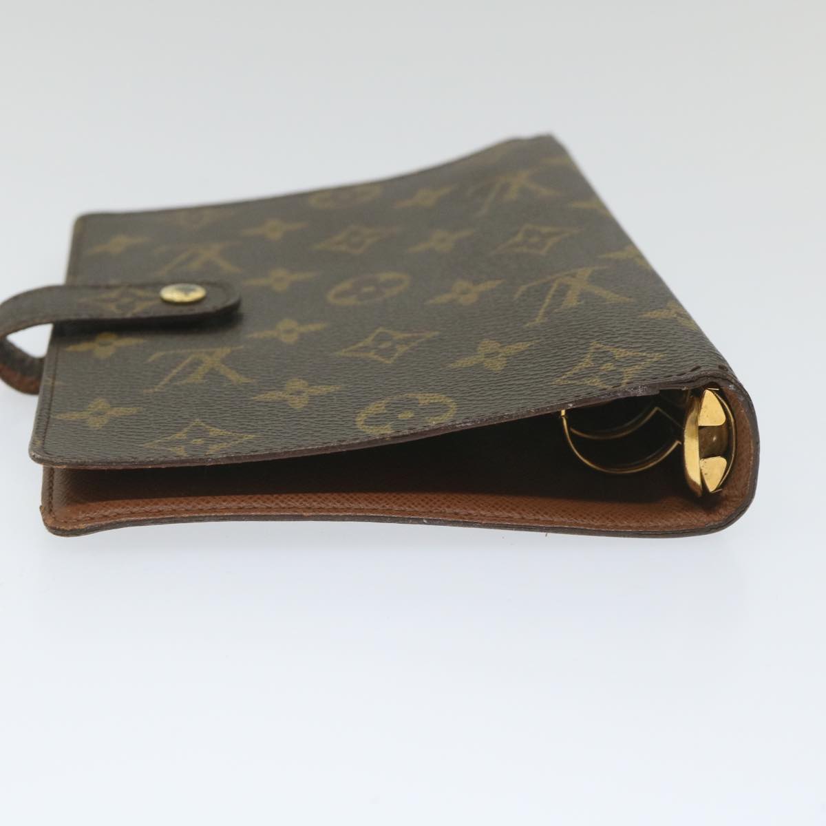 LOUIS VUITTON Monogram Agenda MM Day Planner Cover R20105 LV Auth 57560