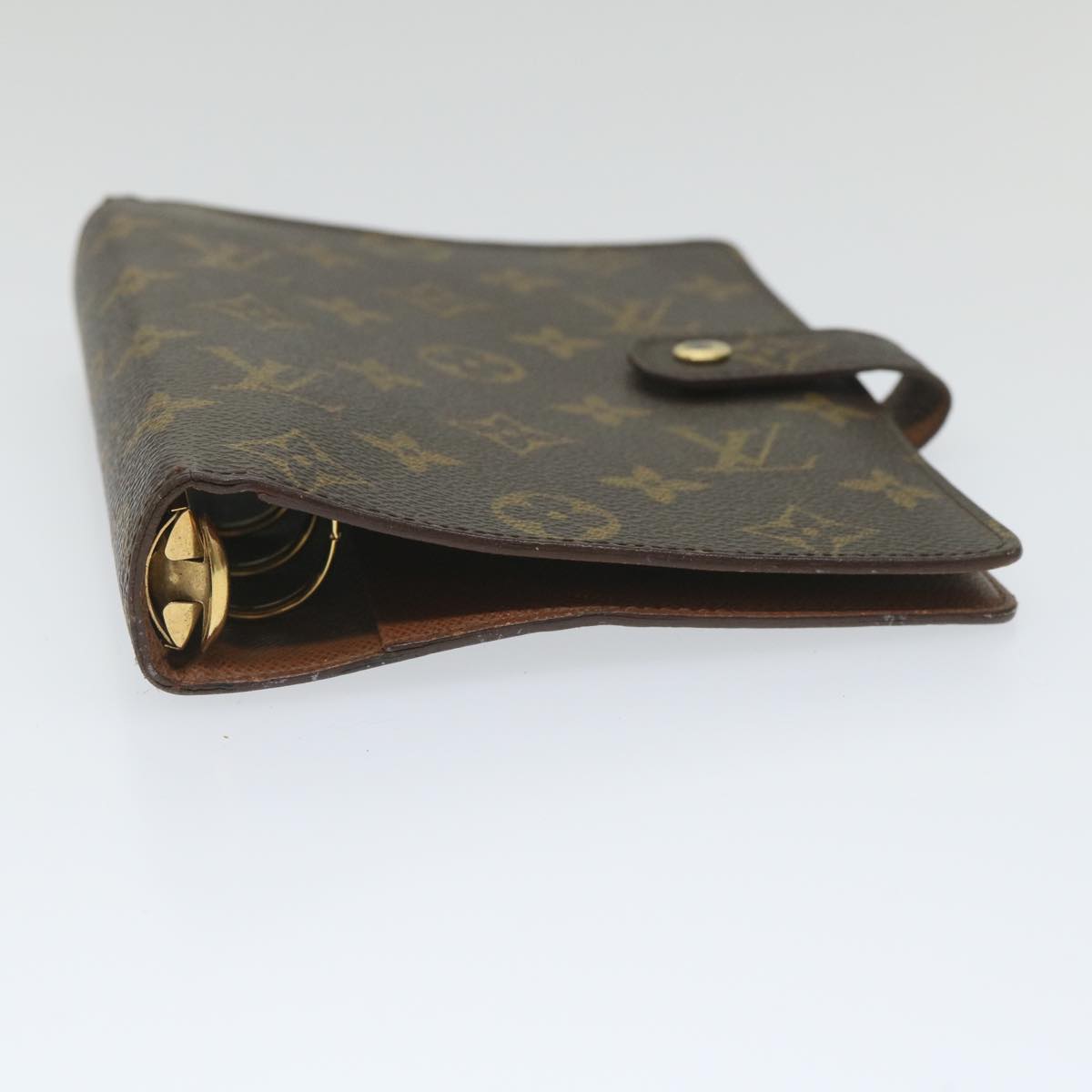 LOUIS VUITTON Monogram Agenda MM Day Planner Cover R20105 LV Auth 57560