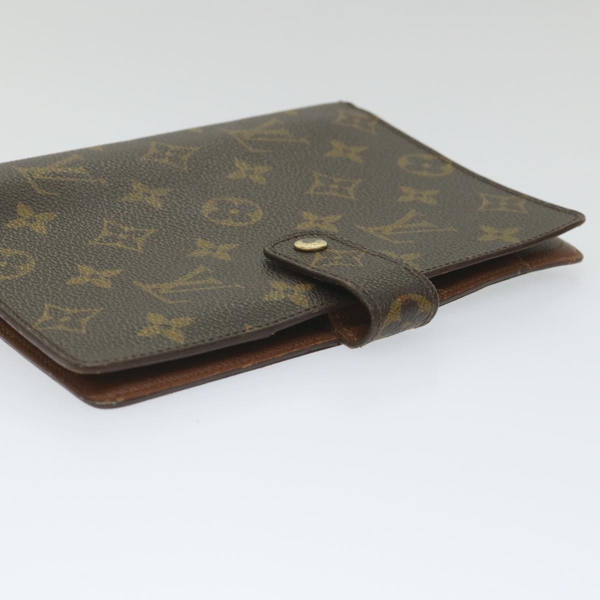 LOUIS VUITTON Monogram Agenda MM Day Planner Cover R20105 LV Auth 57560