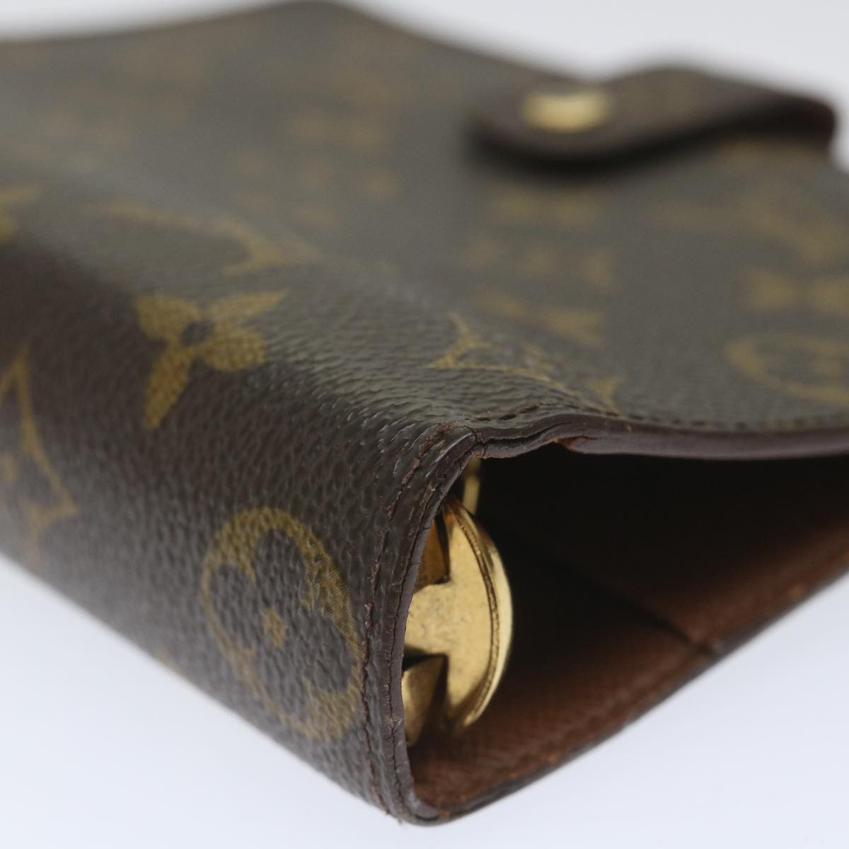 LOUIS VUITTON Monogram Agenda MM Day Planner Cover R20105 LV Auth 57560