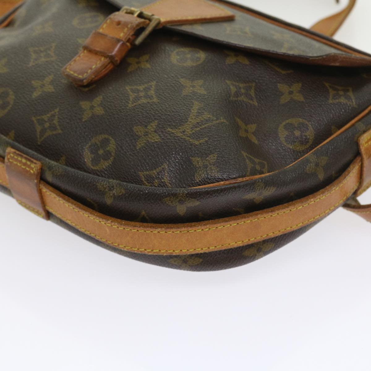 LOUIS VUITTON Monogram Jeune Fille MM Shoulder Bag M51226 LV Auth 57573