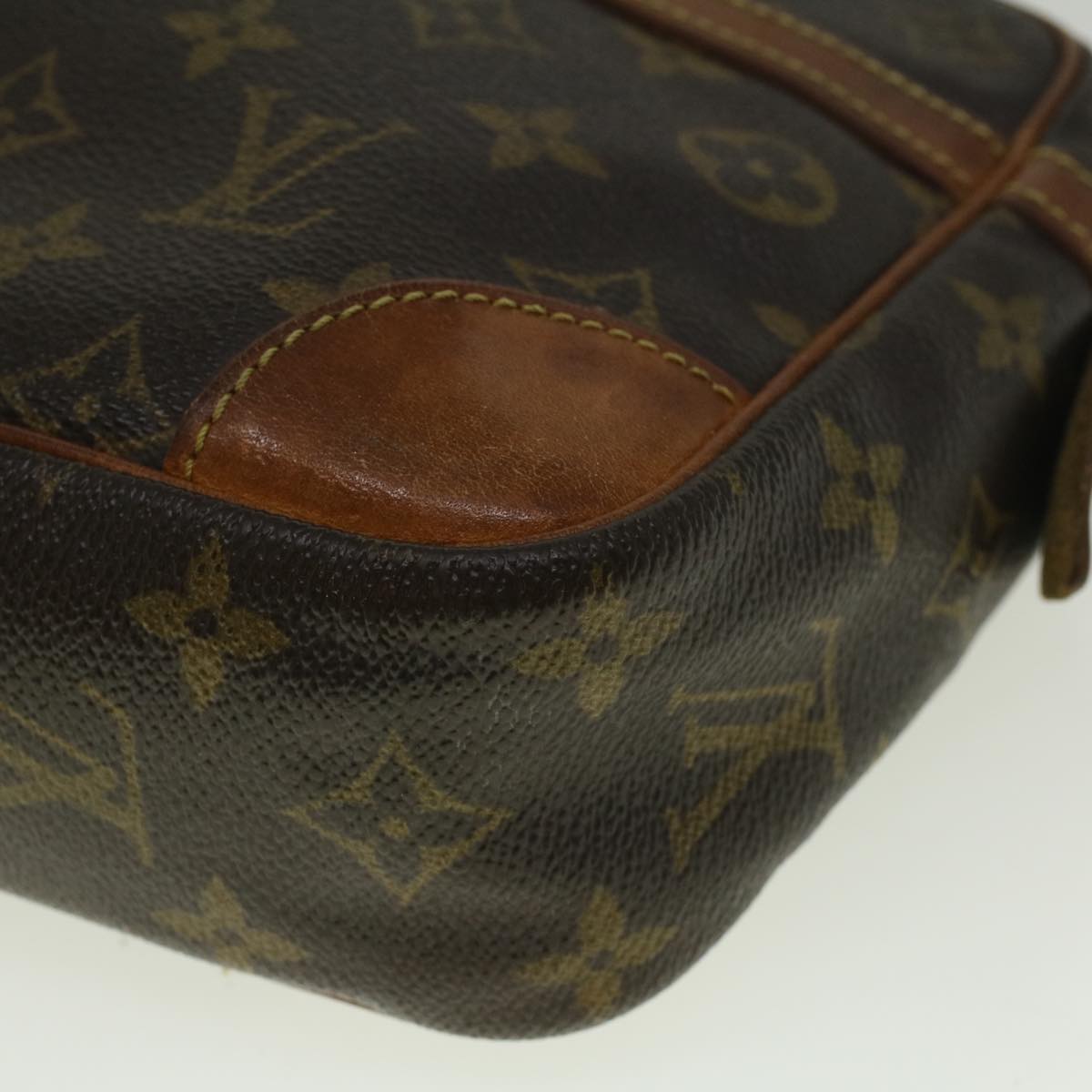 LOUIS VUITTON Monogram Compiegne 28 Clutch Bag M51845 LV Auth 57582