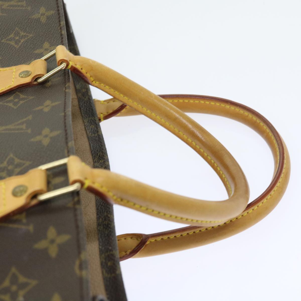 LOUIS VUITTON Monogram Sac Plat Hand Bag M51140 LV Auth 57680