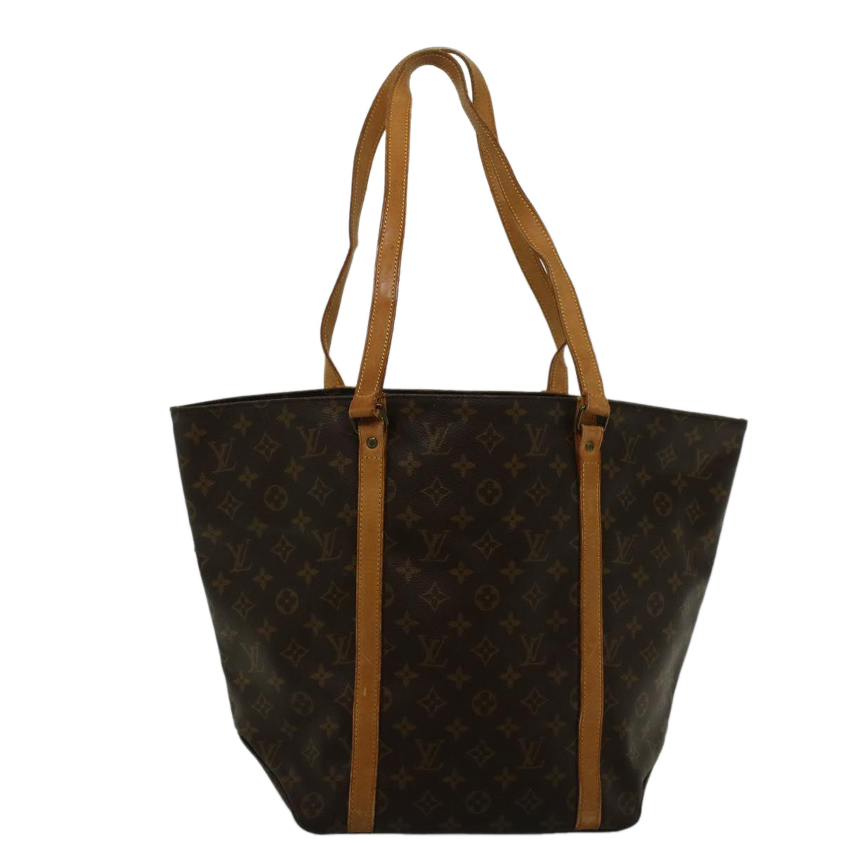 LOUIS VUITTON Monogram Sac Shopping Tote Bag M51108 LV Auth 57684