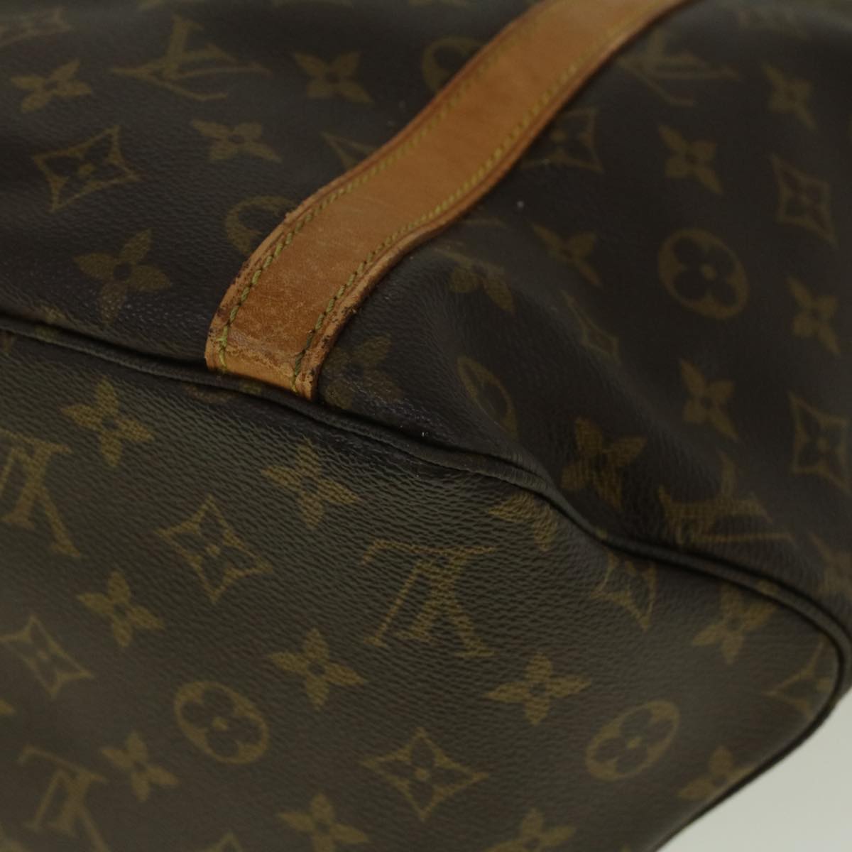 LOUIS VUITTON Monogram Sac Shopping Tote Bag M51108 LV Auth 57684