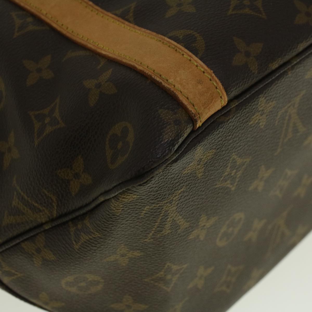 LOUIS VUITTON Monogram Sac Shopping Tote Bag M51108 LV Auth 57684