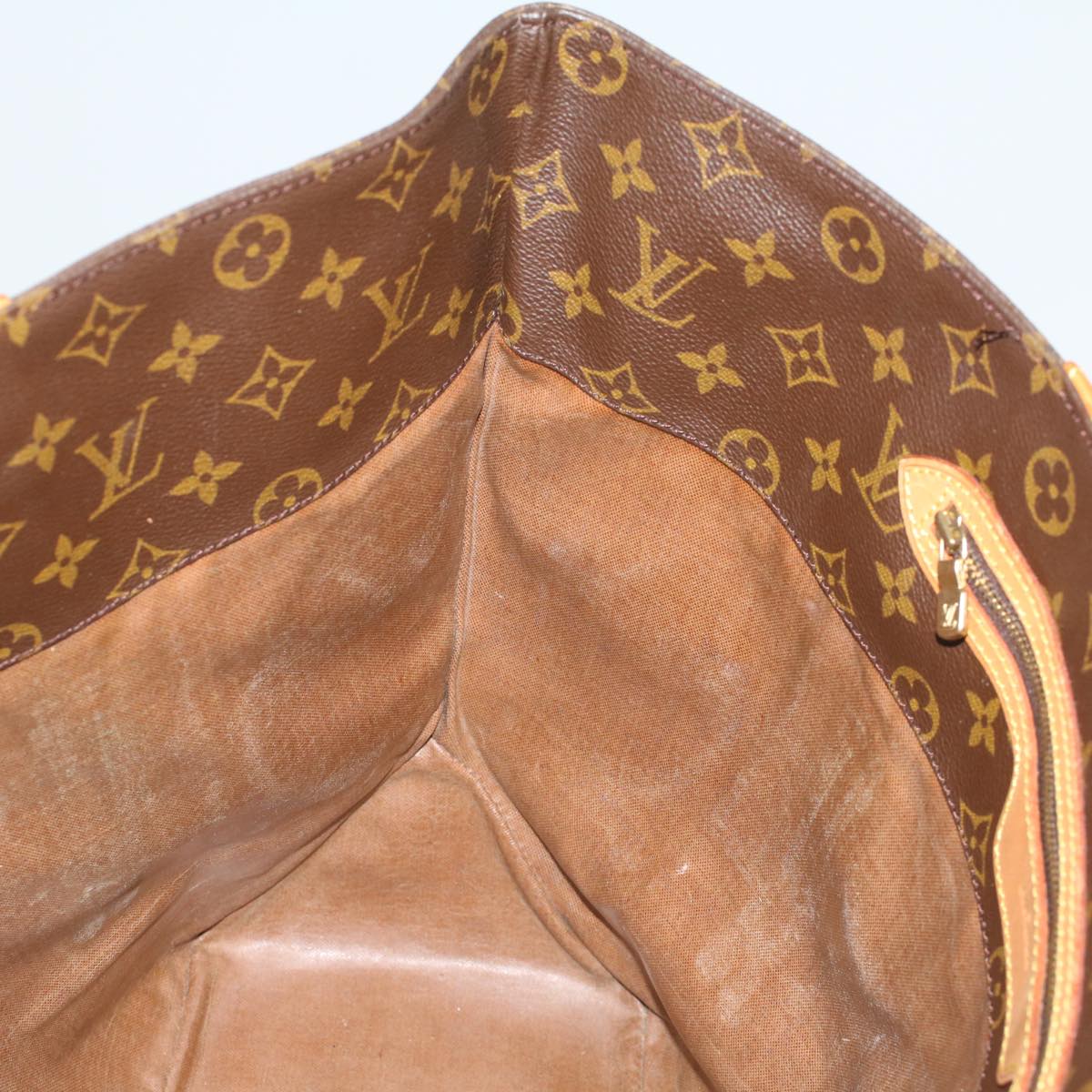 LOUIS VUITTON Monogram Sac Shopping Tote Bag M51108 LV Auth 57684