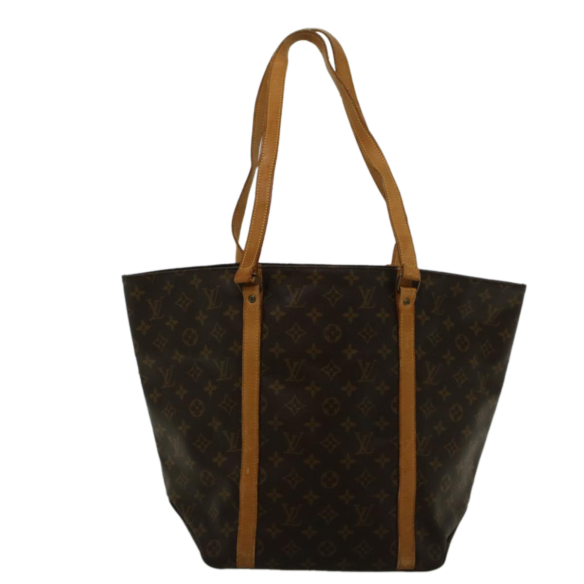 LOUIS VUITTON Monogram Sac Shopping Tote Bag M51108 LV Auth 57684