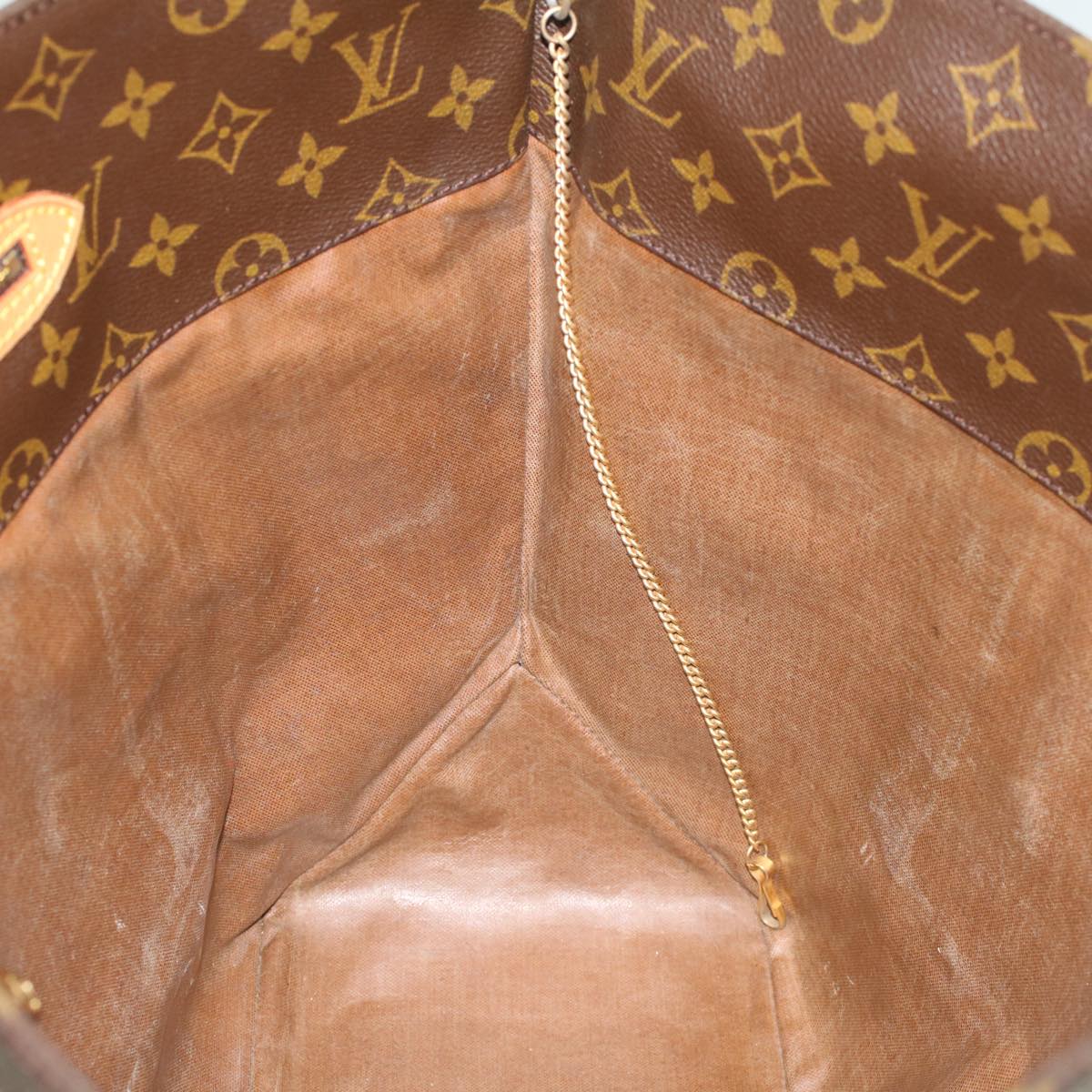 LOUIS VUITTON Monogram Sac Shopping Tote Bag M51108 LV Auth 57684