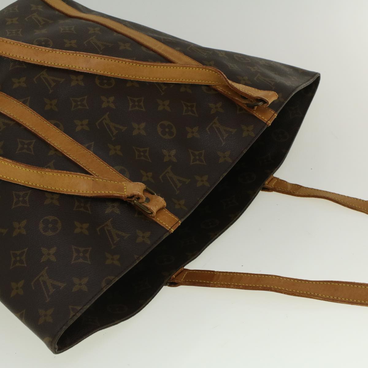 LOUIS VUITTON Monogram Sac Shopping Tote Bag M51108 LV Auth 57684