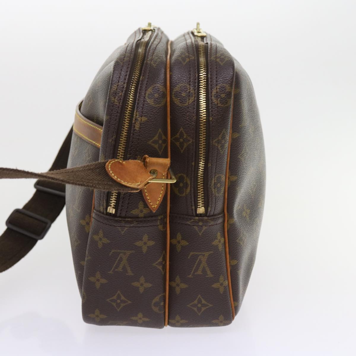 LOUIS VUITTON Monogram Reporter GM Shoulder Bag M45252 LV Auth 57699