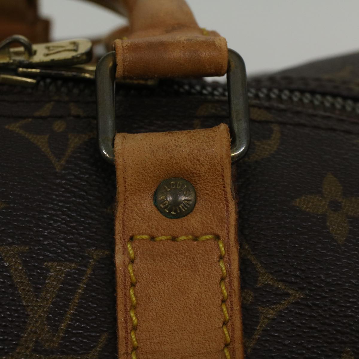 LOUIS VUITTON Monogram Keepall 50 Boston Bag M41426 LV Auth 57707