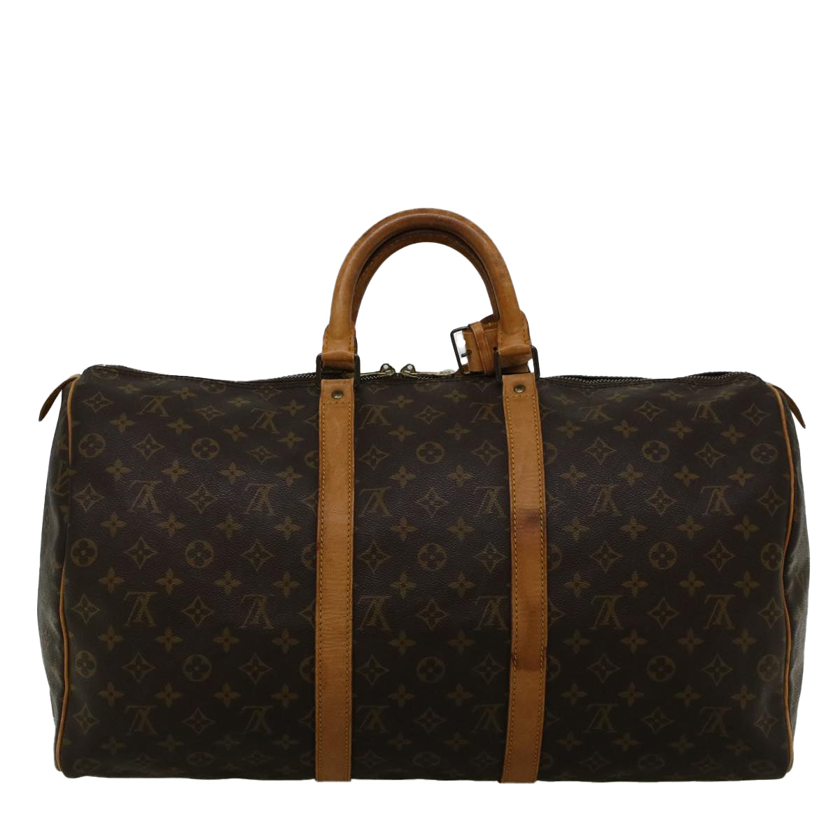 LOUIS VUITTON Monogram Keepall 50 Boston Bag M41426 LV Auth 57707