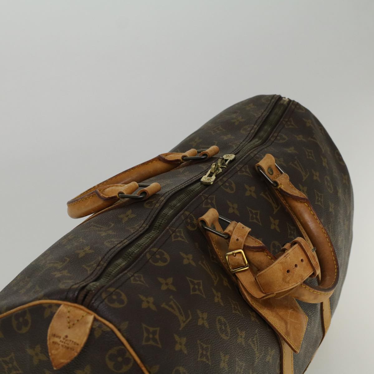 LOUIS VUITTON Monogram Keepall 50 Boston Bag M41426 LV Auth 57707