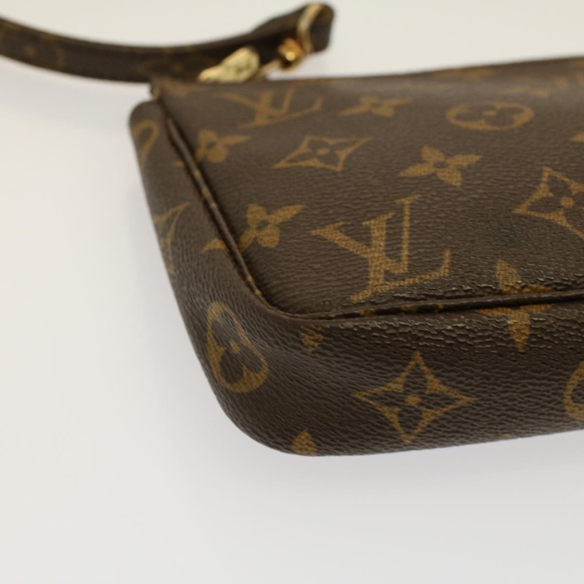 LOUIS VUITTON Monogram Pochette Accessoires Pouch M51980 LV Auth 57863