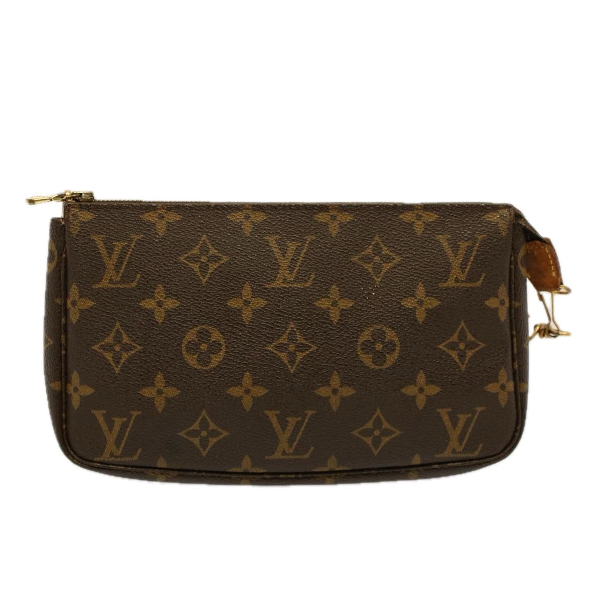 LOUIS VUITTON Monogram Pochette Accessoires Pouch M51980 LV Auth 57863