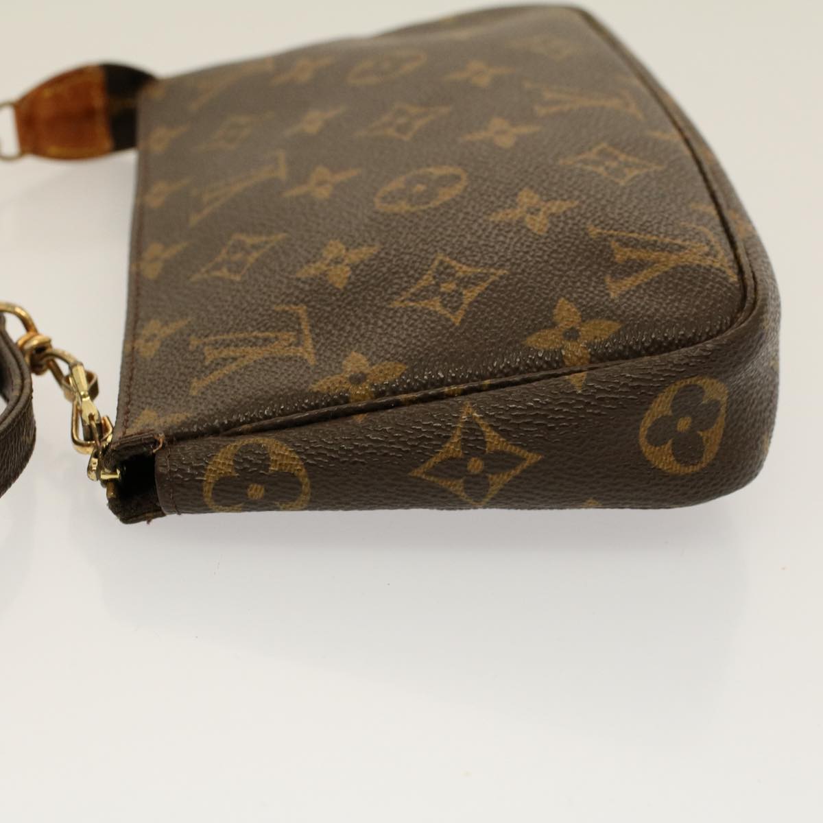 LOUIS VUITTON Monogram Pochette Accessoires Pouch M51980 LV Auth 57863