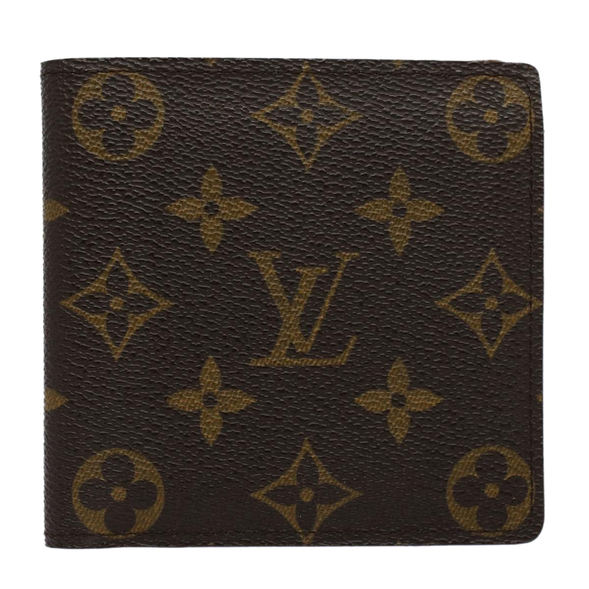 LOUIS VUITTON Monogram Portefeuille Marco Bifold Wallet M61675 LV Auth 57875