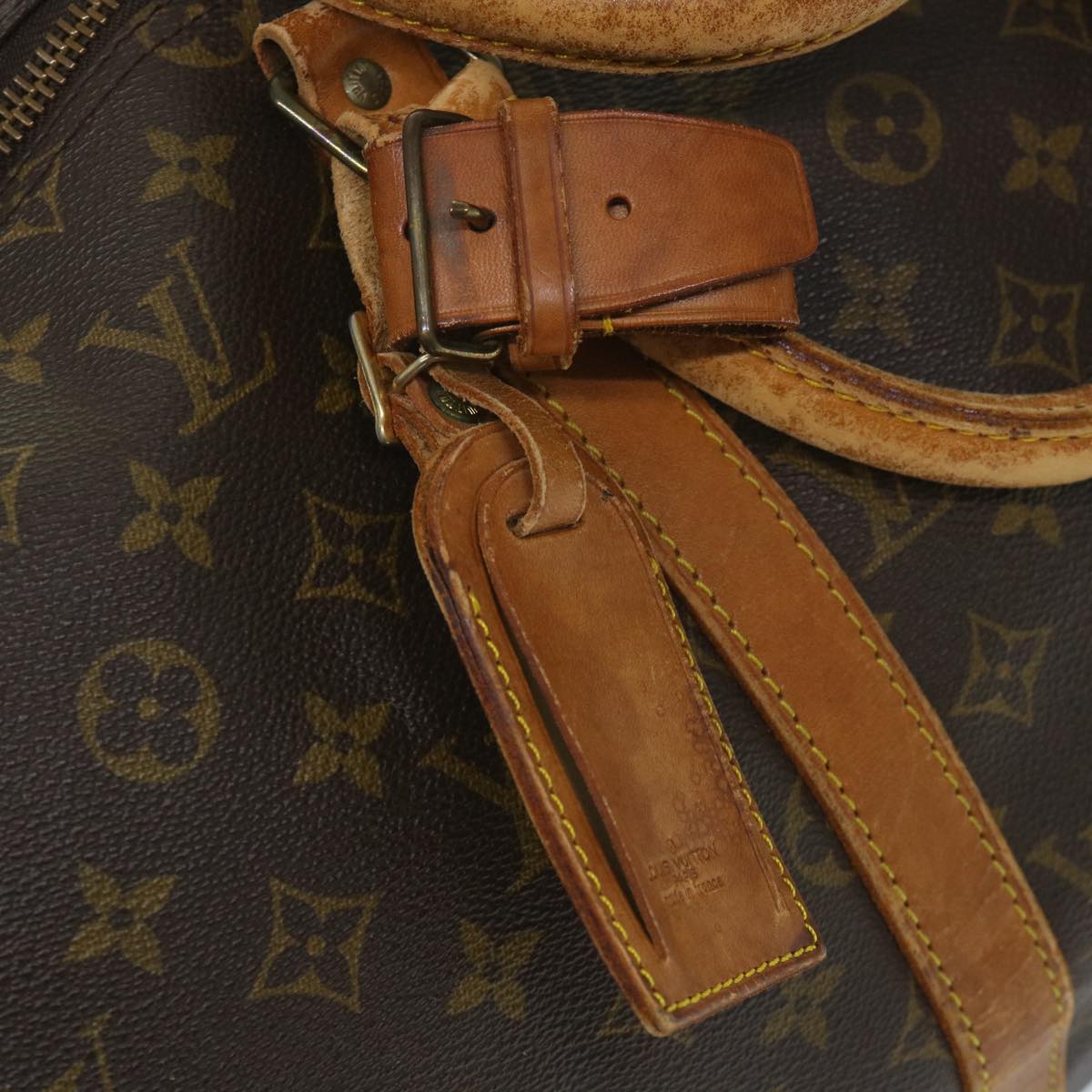 LOUIS VUITTON Monogram Keepall 50 Boston Bag M41426 LV Auth 57962