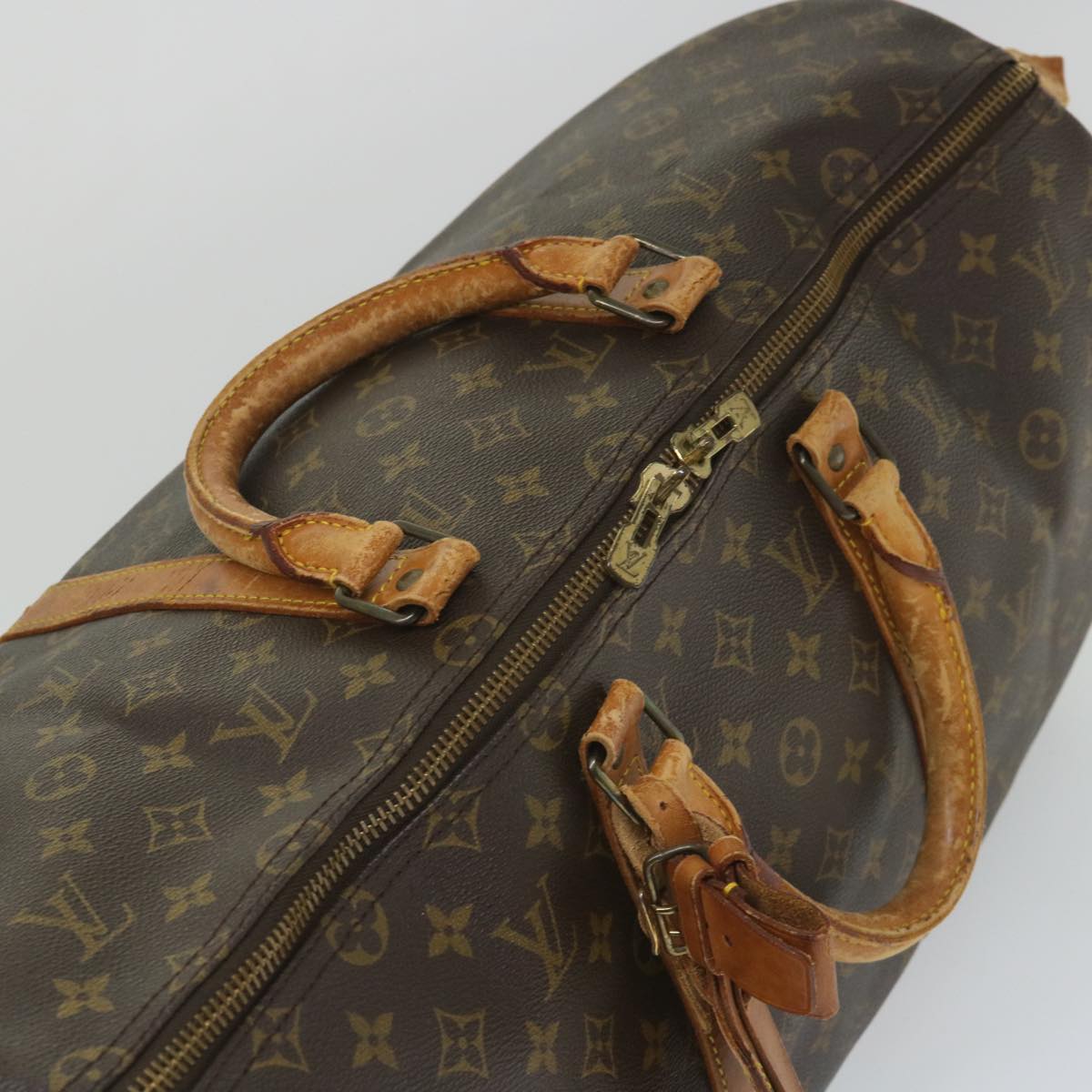 LOUIS VUITTON Monogram Keepall 50 Boston Bag M41426 LV Auth 57962