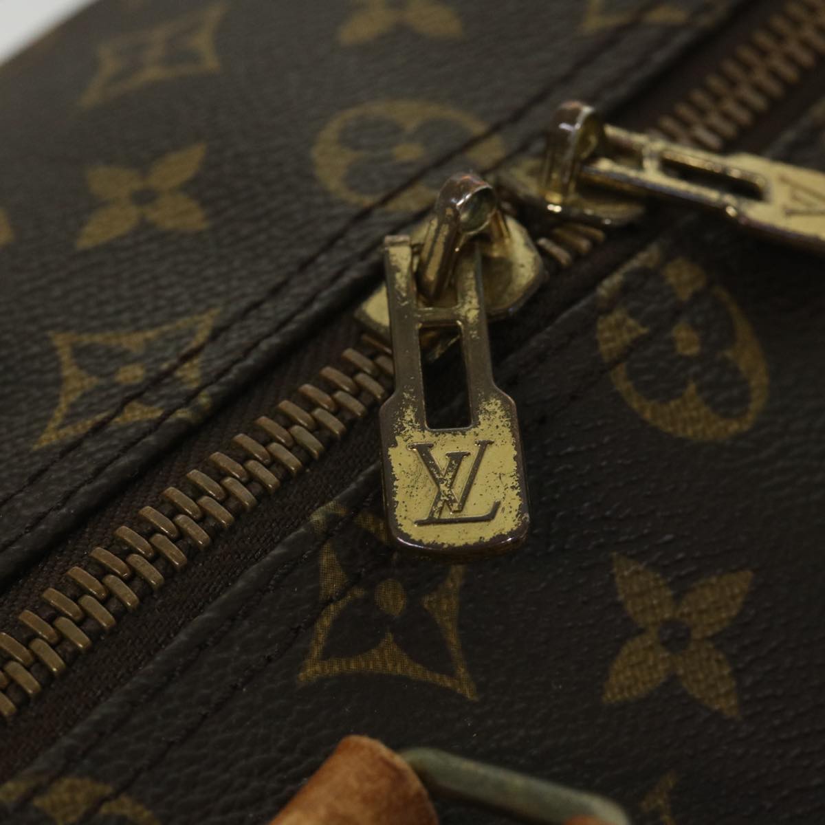 LOUIS VUITTON Monogram Keepall Bandouliere 50 Boston Bag M41416 LV Auth 57963