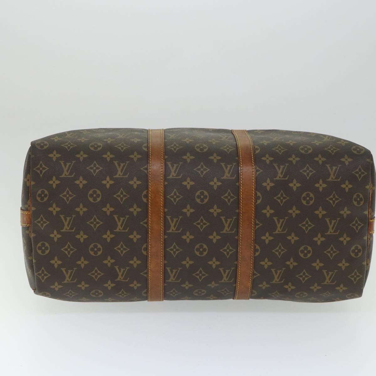 LOUIS VUITTON Monogram Keepall Bandouliere 50 Boston Bag M41416 LV Auth 57963