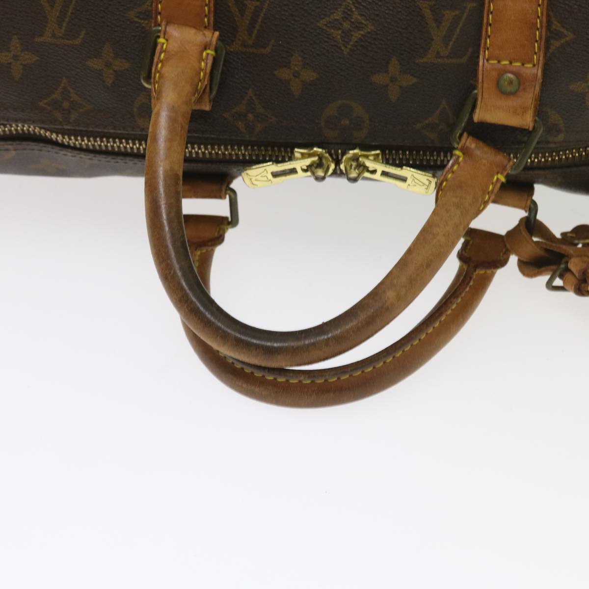 LOUIS VUITTON Monogram Keepall 50 Boston Bag M41426 LV Auth 58139